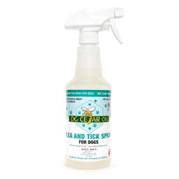 Flea and Tick Repellent Cedar Oil Spray for Dogs - 16 Ounce