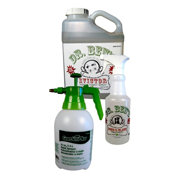 Indoor cedar oil pest control kit